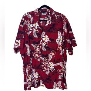 Ron Jon Floral Hawaiian Shirt 3X